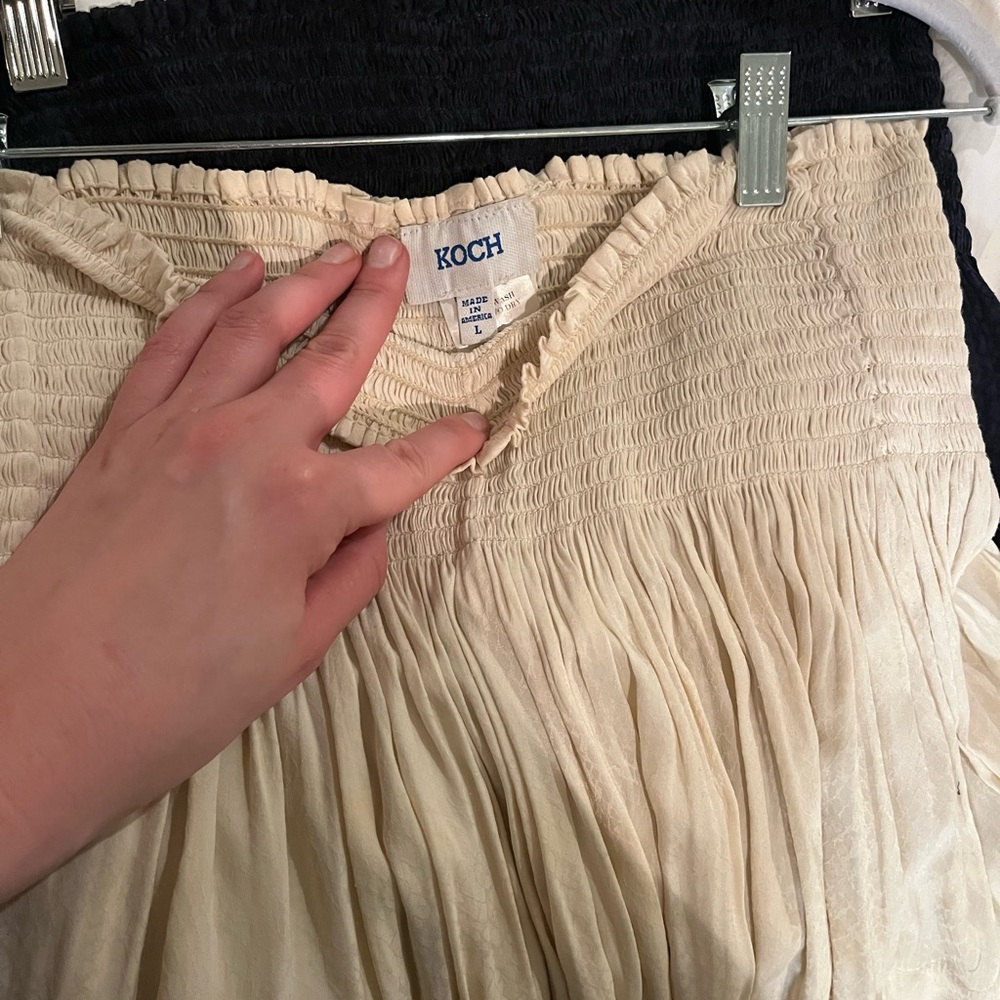 Koch Erica Skirt Cream Python Size Large - image 2